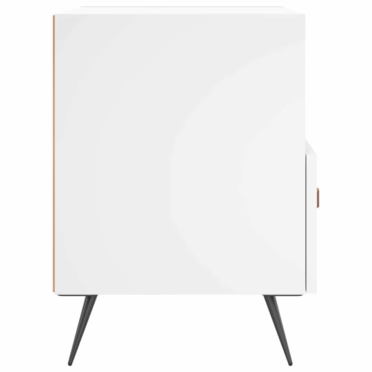 vidaXL Κομοδίνο Λευκό 40 x 35 x 47,5 εκ. από Επεξεργασμένο Ξύλο
