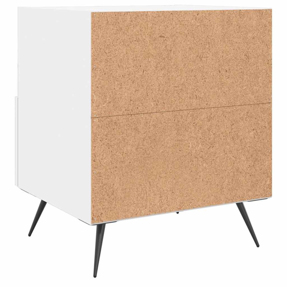 vidaXL Κομοδίνο Λευκό 40 x 35 x 47,5 εκ. από Επεξεργασμένο Ξύλο