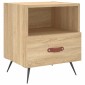 vidaXL Κομοδίνα 2 τεμ. Sonoma Δρυς 40 x 35 x 47,5 εκ. Επεξεργ. Ξύλο