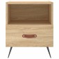 vidaXL Κομοδίνα 2 τεμ. Sonoma Δρυς 40 x 35 x 47,5 εκ. Επεξεργ. Ξύλο
