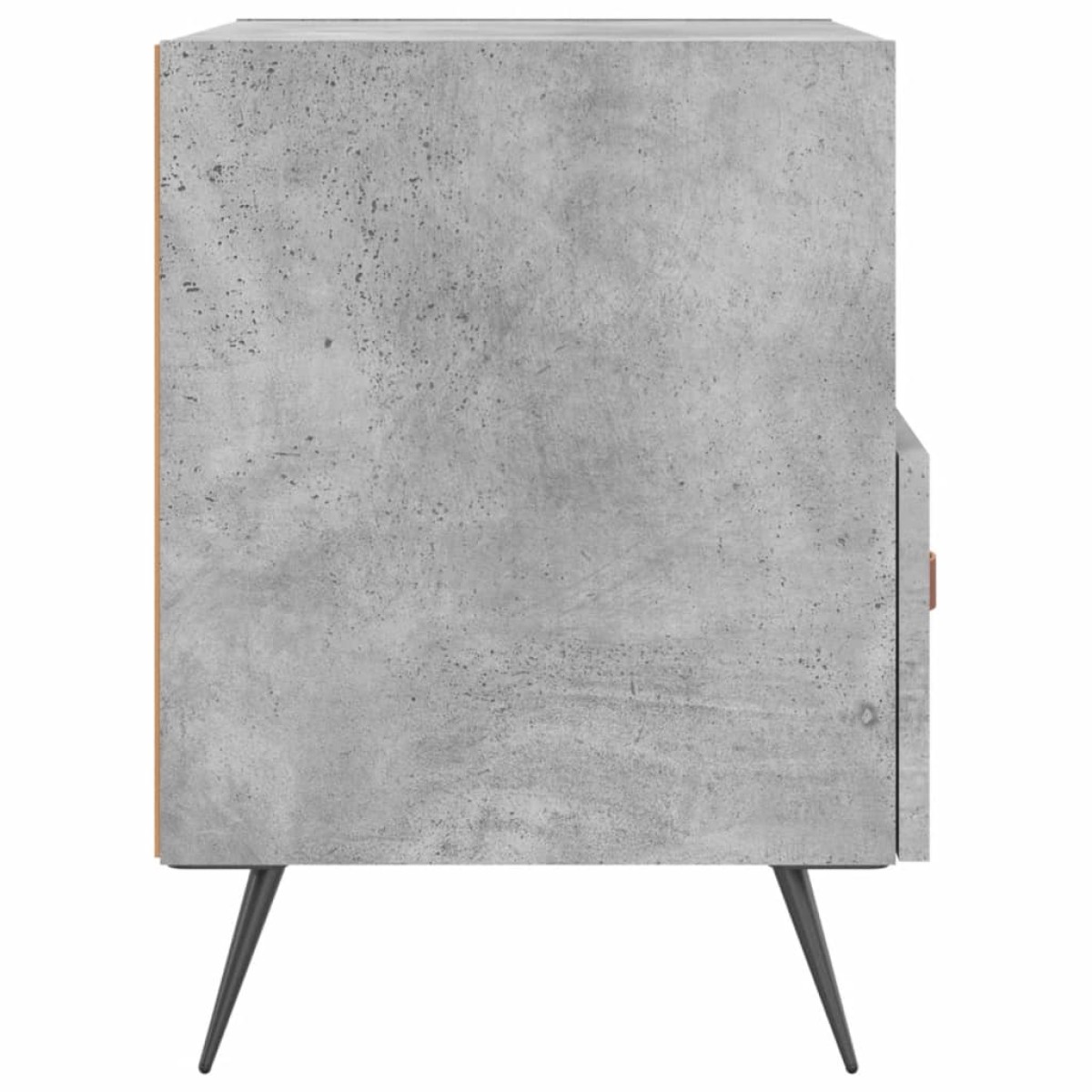 vidaXL Κομοδίνα 2 τεμ. Γκρι Σκυροδεμ. 40 x 35 x 47,5 εκ. Επεξεργ. Ξύλο