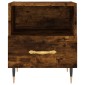 vidaXL Κομοδίνο Καπνιστή Δρυς 40 x 35 x 47,5 εκ. από Επεξεργ. Ξύλο