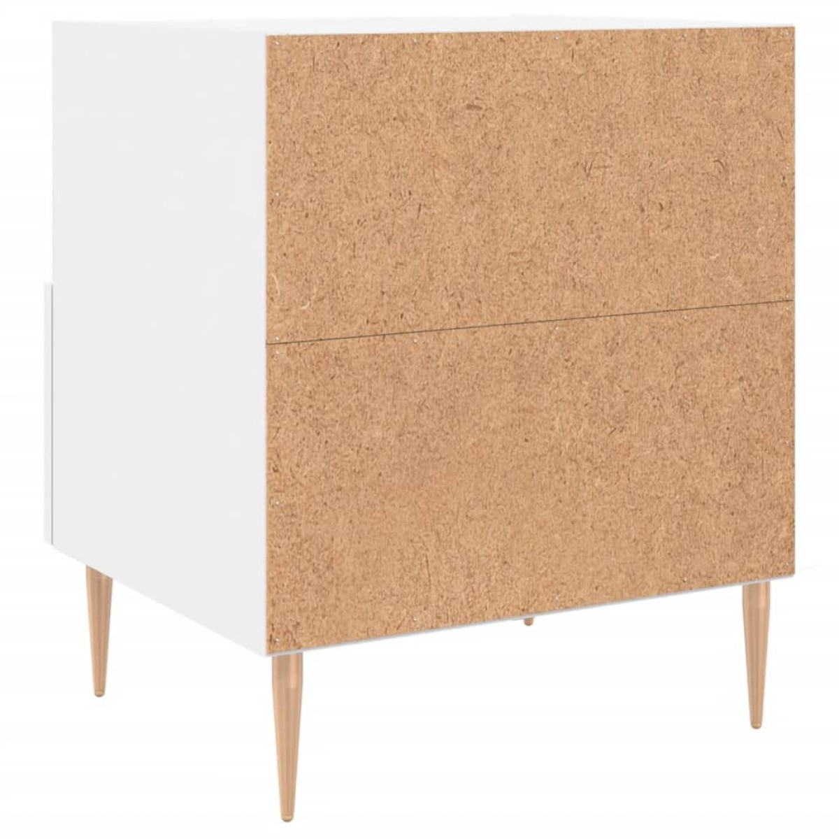 vidaXL Κομοδίνο Λευκό 40 x 35 x 47,5 εκ. από Επεξεργασμένο Ξύλο