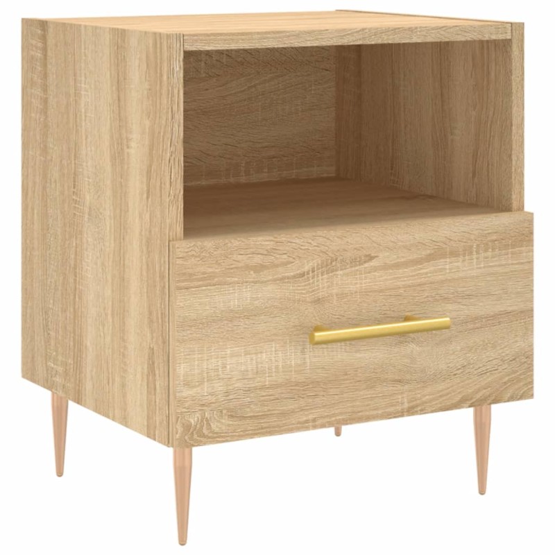 vidaXL Κομοδίνο Sonoma Δρυς 40 x 35 x 47,5 εκ. από Επεξεργασμένο Ξύλο