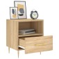 vidaXL Κομοδίνο Sonoma Δρυς 40 x 35 x 47,5 εκ. από Επεξεργασμένο Ξύλο
