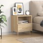 vidaXL Κομοδίνο Sonoma Δρυς 40 x 35 x 47,5 εκ. από Επεξεργασμένο Ξύλο