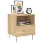 vidaXL Κομοδίνα 2 τεμ. Sonoma Δρυς 40 x 35 x 47,5 εκ. Επεξεργ. Ξύλο