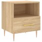 vidaXL Κομοδίνα 2 τεμ. Sonoma Δρυς 40 x 35 x 47,5 εκ. Επεξεργ. Ξύλο