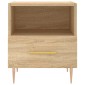 vidaXL Κομοδίνα 2 τεμ. Sonoma Δρυς 40 x 35 x 47,5 εκ. Επεξεργ. Ξύλο