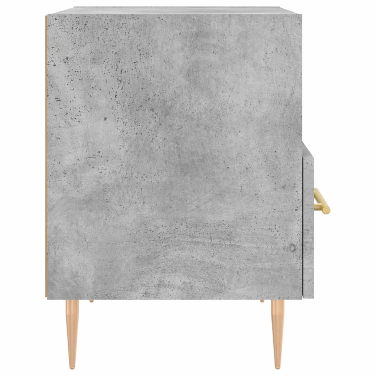 vidaXL Κομοδίνο Γκρι Σκυροδ. 40 x 35 x 47,5 εκ. από Επεξεργασμένο Ξύλο