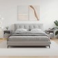 vidaXL Κομοδίνα 2 τεμ. Γκρι Σκυροδεμ. 40 x 35 x 47,5 εκ. Επεξεργ. Ξύλο