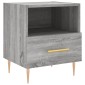 vidaXL Κομοδίνο Γκρι Sonoma 40 x 35 x 47,5 εκ. από Επεξεργασμένο Ξύλο