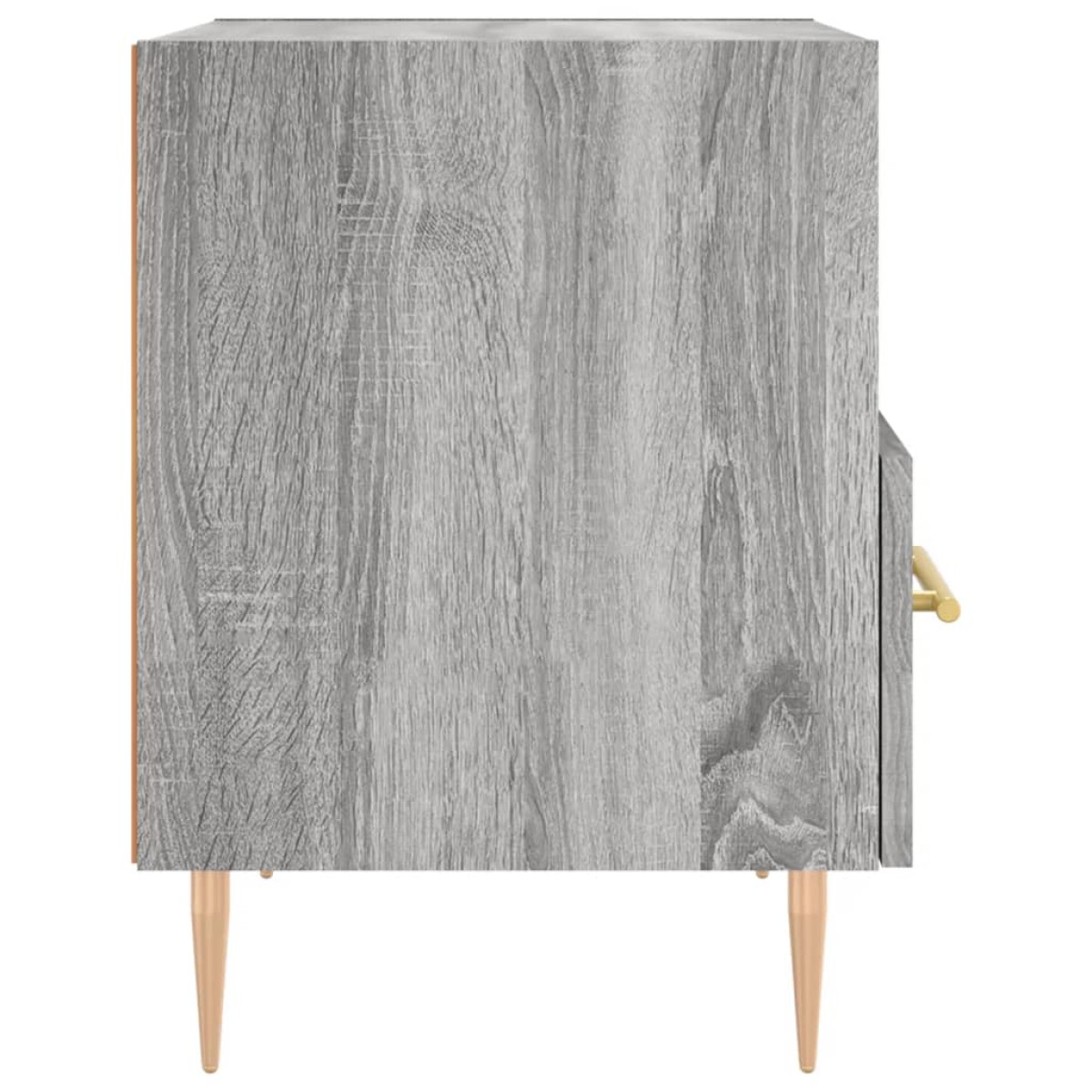 vidaXL Κομοδίνο Γκρι Sonoma 40 x 35 x 47,5 εκ. από Επεξεργασμένο Ξύλο