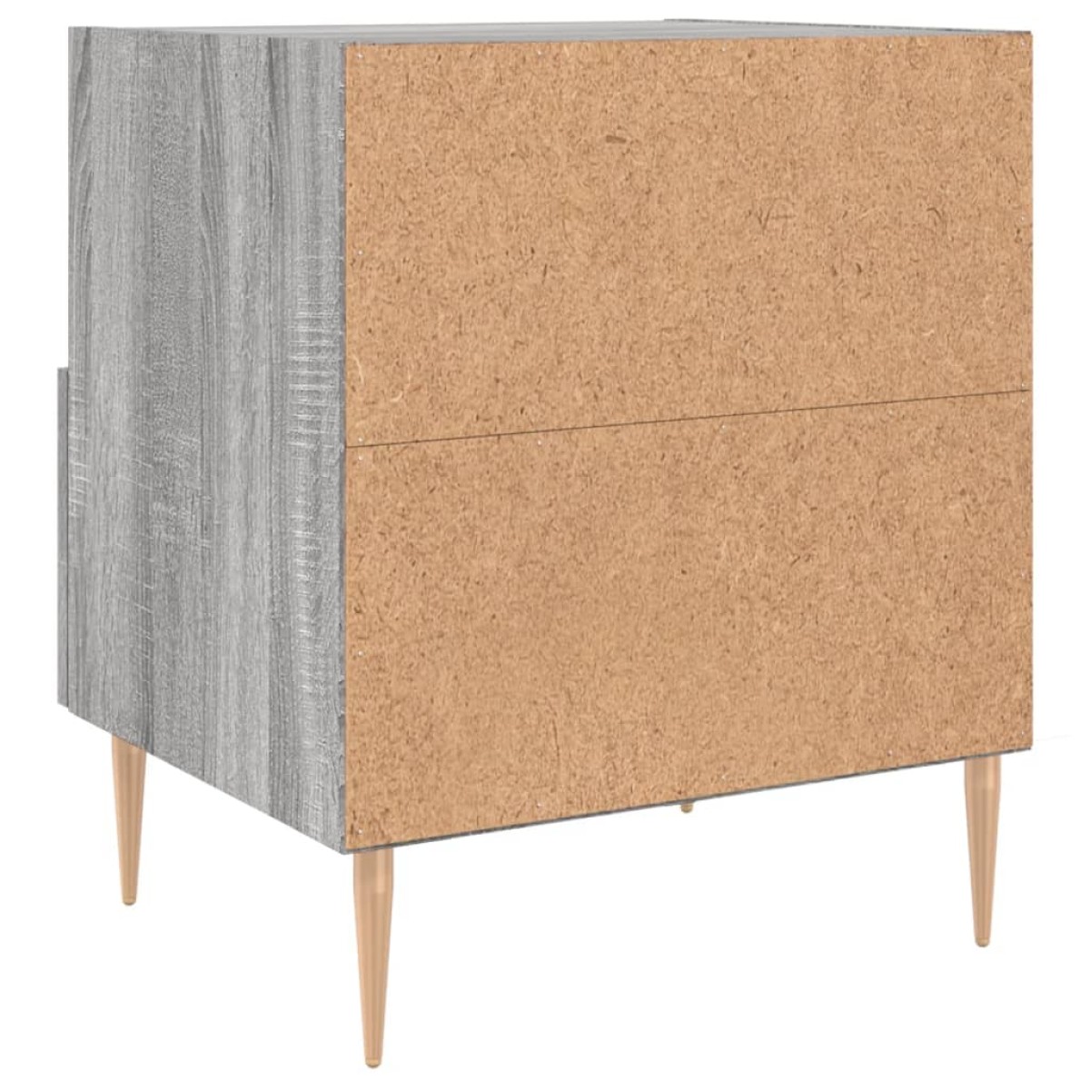 vidaXL Κομοδίνο Γκρι Sonoma 40 x 35 x 47,5 εκ. από Επεξεργασμένο Ξύλο
