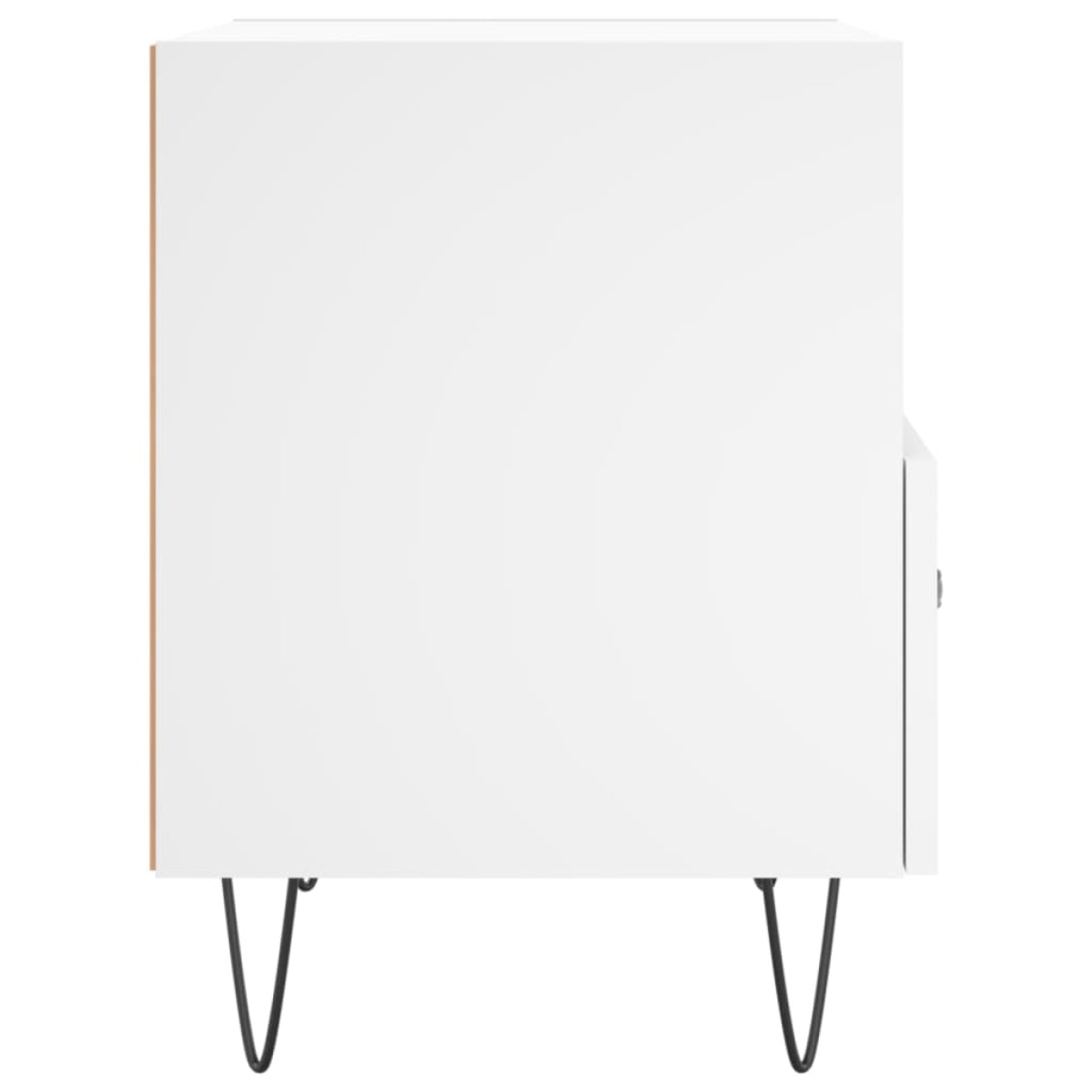 vidaXL Κομοδίνο Λευκό 40 x 35 x 47,5 εκ. από Επεξεργασμένο Ξύλο