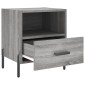 vidaXL Κομοδίνα 2 τεμ. Γκρι Sonoma 40 x 35 x 47,5 εκ. Επεξεργ. Ξύλο