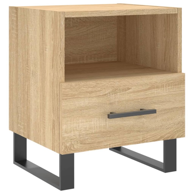 vidaXL Κομοδίνο Sonoma Δρυς 40 x 35 x 47,5 εκ. από Επεξεργασμένο Ξύλο