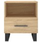 vidaXL Κομοδίνο Sonoma Δρυς 40 x 35 x 47,5 εκ. από Επεξεργασμένο Ξύλο
