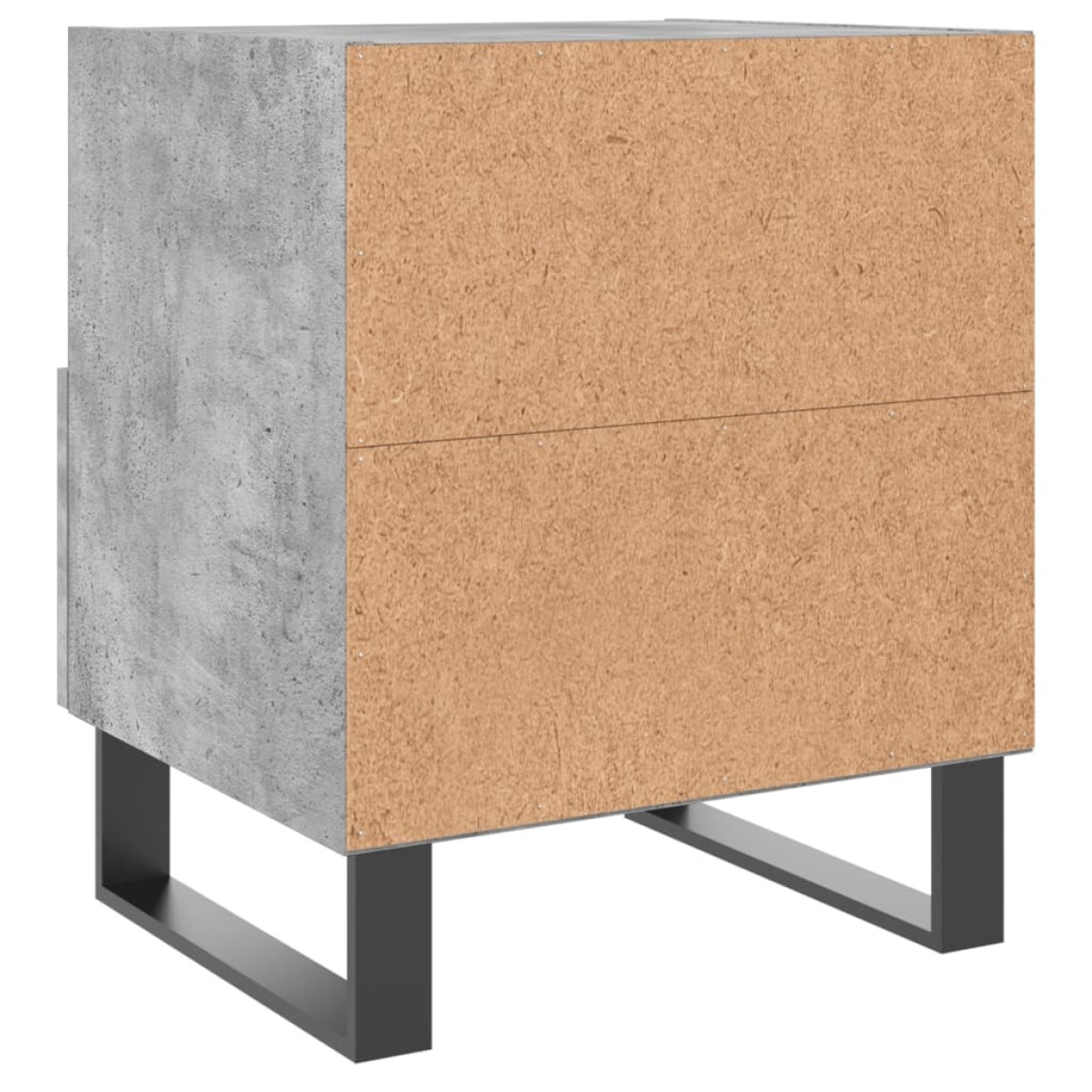 vidaXL Κομοδίνο Γκρι Σκυροδ. 40 x 35 x 47,5 εκ. από Επεξεργασμένο Ξύλο