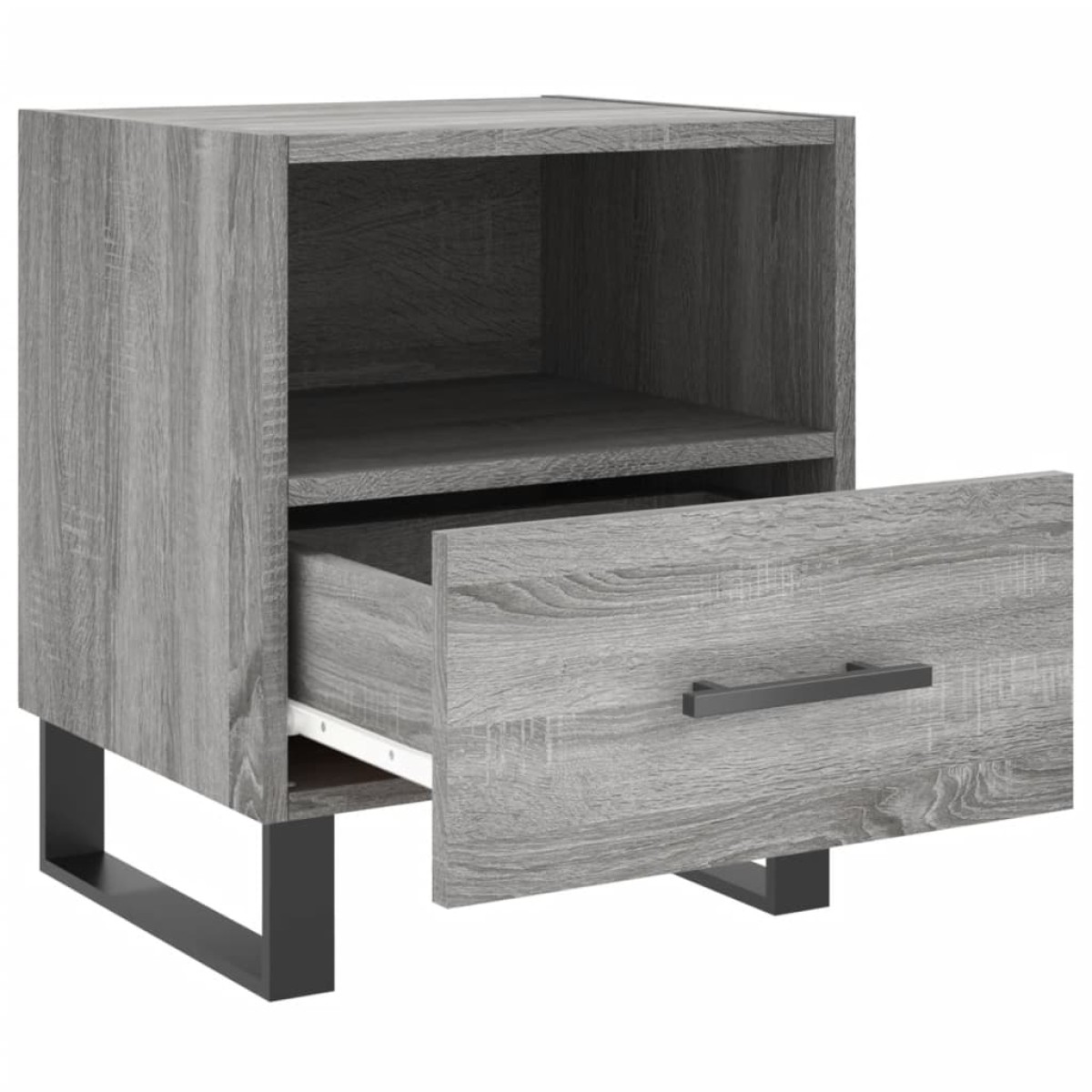 vidaXL Κομοδίνο Γκρι Sonoma 40 x 35 x 47,5 εκ. από Επεξεργασμένο Ξύλο