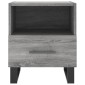 vidaXL Κομοδίνο Γκρι Sonoma 40 x 35 x 47,5 εκ. από Επεξεργασμένο Ξύλο