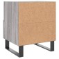vidaXL Κομοδίνο Γκρι Sonoma 40 x 35 x 47,5 εκ. από Επεξεργασμένο Ξύλο