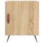 vidaXL Κομοδίνο Sonoma Δρυς 40 x 40 x 50 εκ. από Επεξεργασμένο Ξύλο