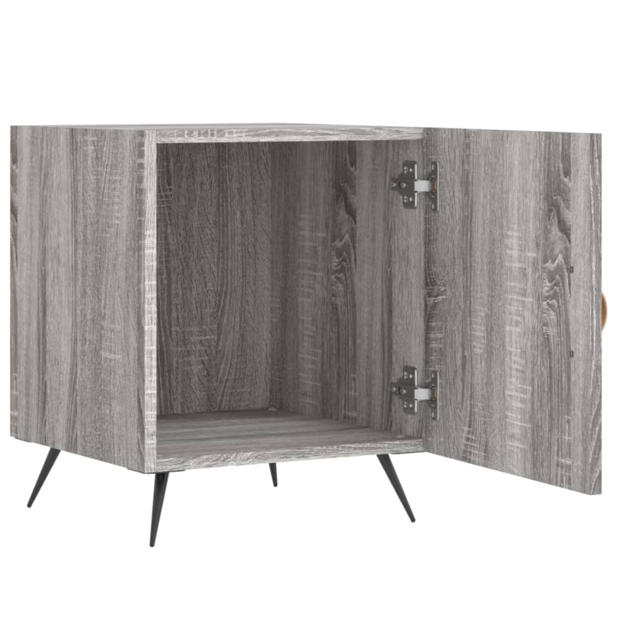 vidaXL Κομοδίνα 2 τεμ. Γκρι Sonoma 40x40x50 εκ. από Επεξεργασμένο Ξύλο