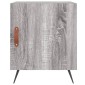 vidaXL Κομοδίνα 2 τεμ. Γκρι Sonoma 40x40x50 εκ. από Επεξεργασμένο Ξύλο