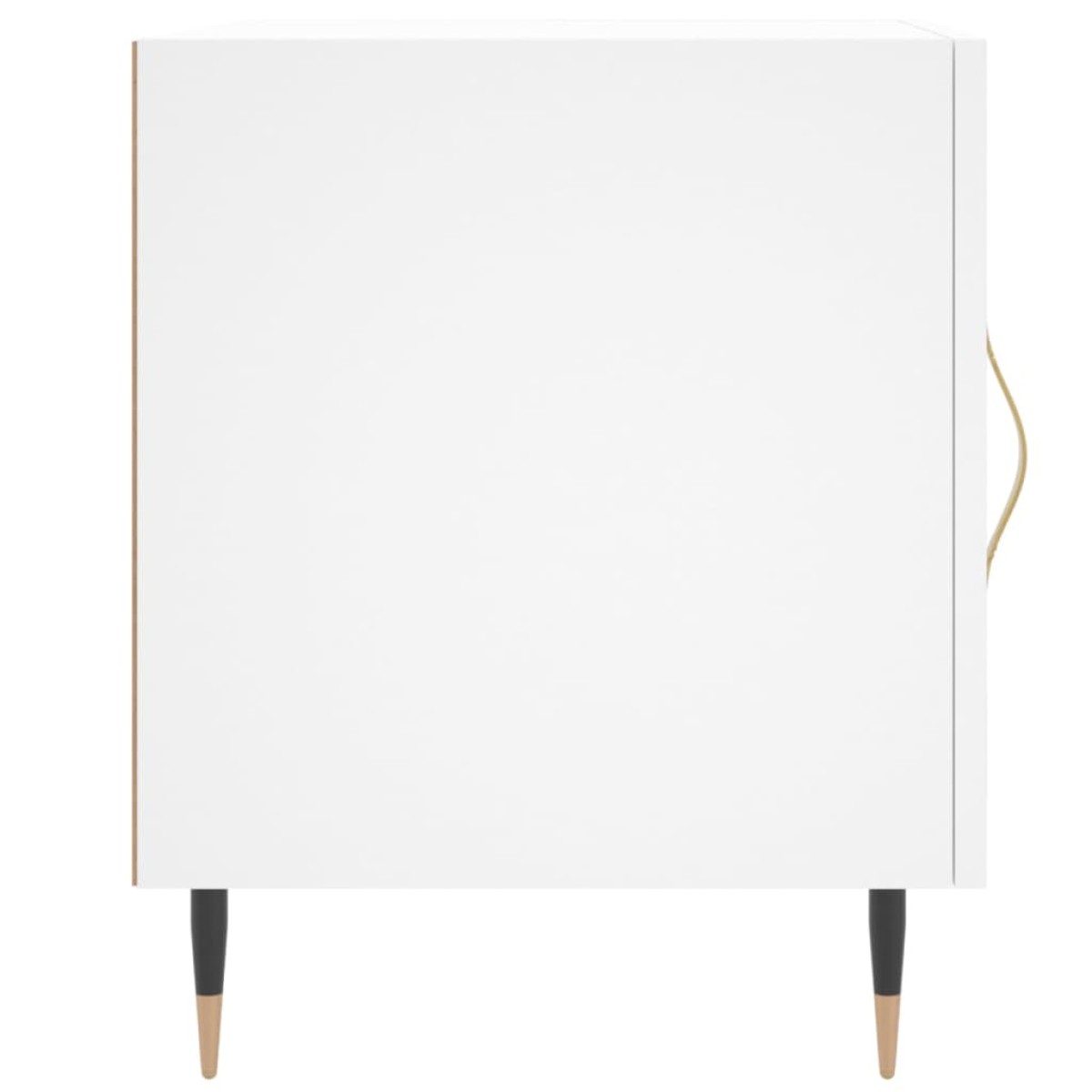vidaXL Κομοδίνα 2 τεμ. Λευκά 40 x 40 x 50 εκ. από Επεξεργασμένο Ξύλο