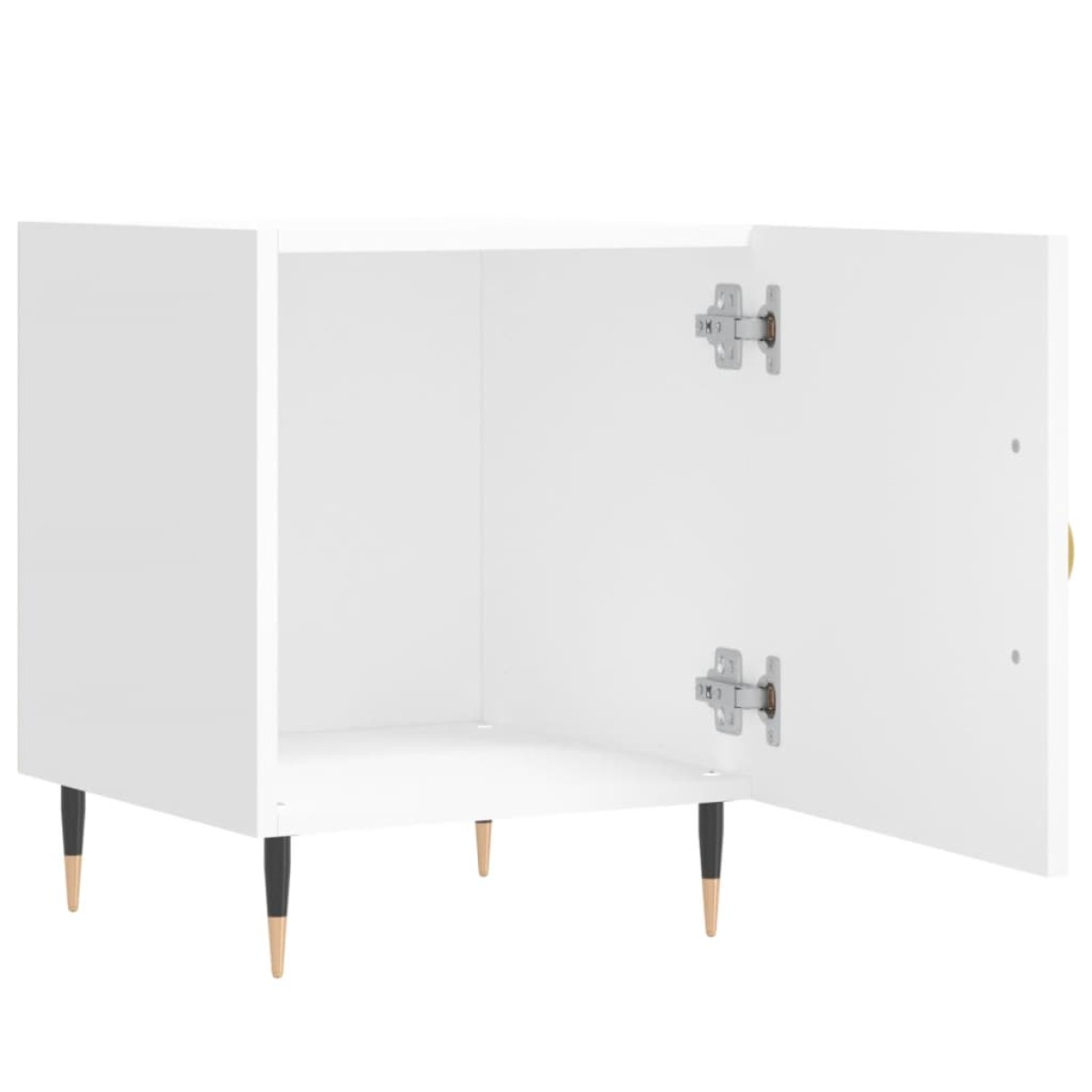 vidaXL Κομοδίνα 2 τεμ. Λευκά 40 x 40 x 50 εκ. από Επεξεργασμένο Ξύλο