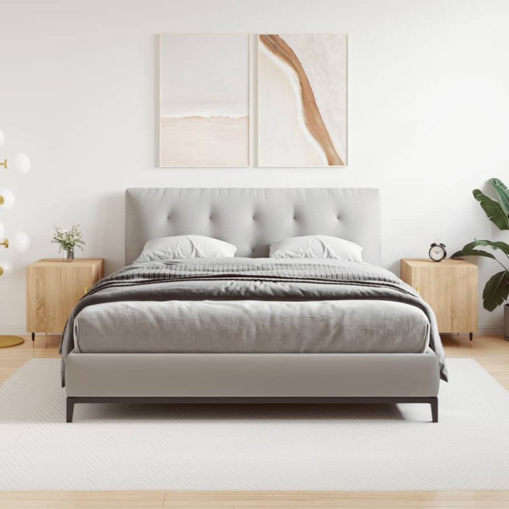 vidaXL Κομοδίνα 2 τεμ. Sonoma Δρυς 40 x 40 x 50 εκ. από Επεξεργ. Ξύλο