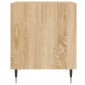 vidaXL Κομοδίνα 2 τεμ. Sonoma Δρυς 40 x 40 x 50 εκ. από Επεξεργ. Ξύλο