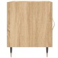 vidaXL Κομοδίνα 2 τεμ. Sonoma Δρυς 40 x 40 x 50 εκ. από Επεξεργ. Ξύλο