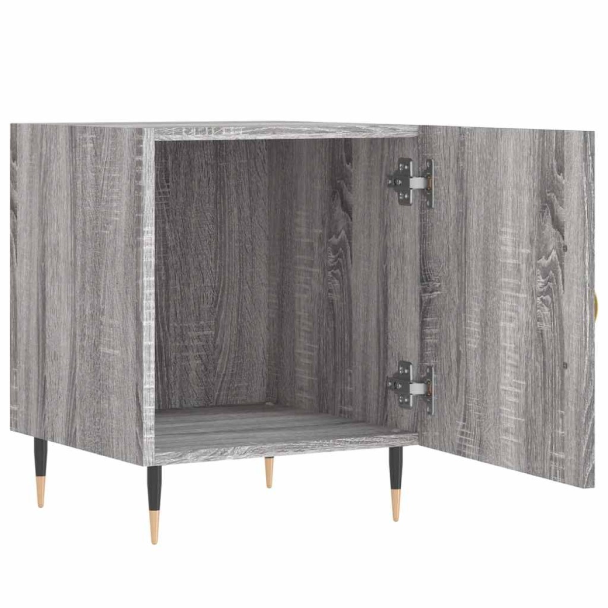 vidaXL Κομοδίνο Γκρι Sonoma 40 x 40 x 50 εκ. από Επεξεργασμένο Ξύλο