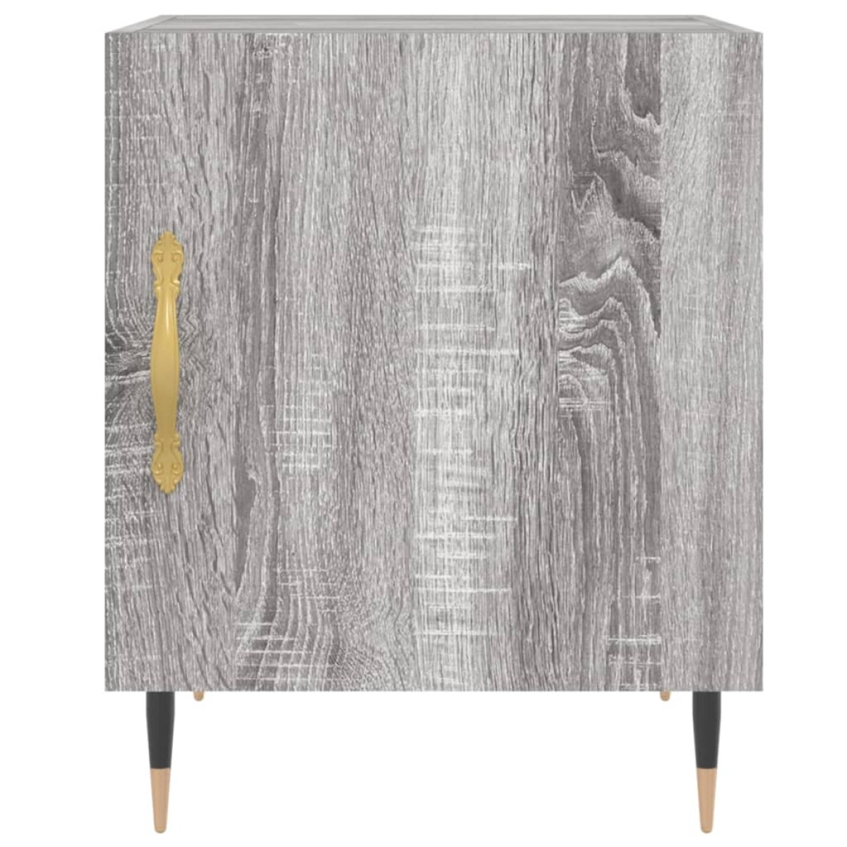 vidaXL Κομοδίνο Γκρι Sonoma 40 x 40 x 50 εκ. από Επεξεργασμένο Ξύλο