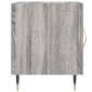 vidaXL Κομοδίνο Γκρι Sonoma 40 x 40 x 50 εκ. από Επεξεργασμένο Ξύλο