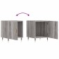 vidaXL Κομοδίνο Γκρι Sonoma 40 x 40 x 50 εκ. από Επεξεργασμένο Ξύλο