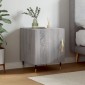 vidaXL Κομοδίνο Γκρι Sonoma 40 x 40 x 50 εκ. από Επεξεργασμένο Ξύλο