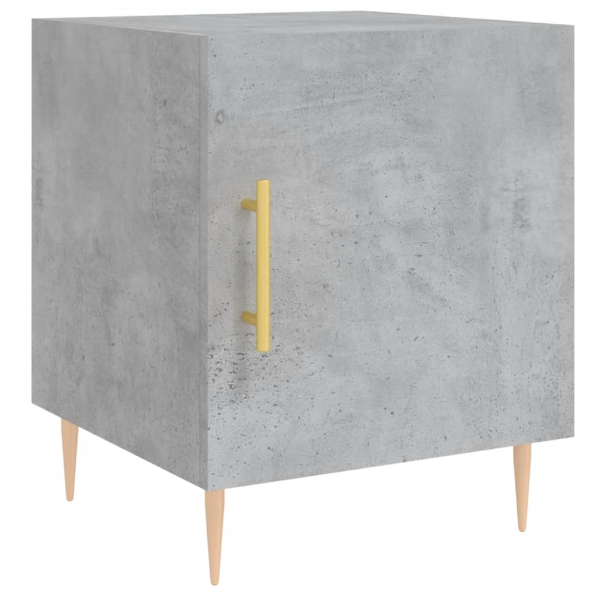 vidaXL Κομοδίνα 2 τεμ. Γκρι Σκυροδέμ. 40 x 40 x 50 από Επεξεργ. Ξύλο
