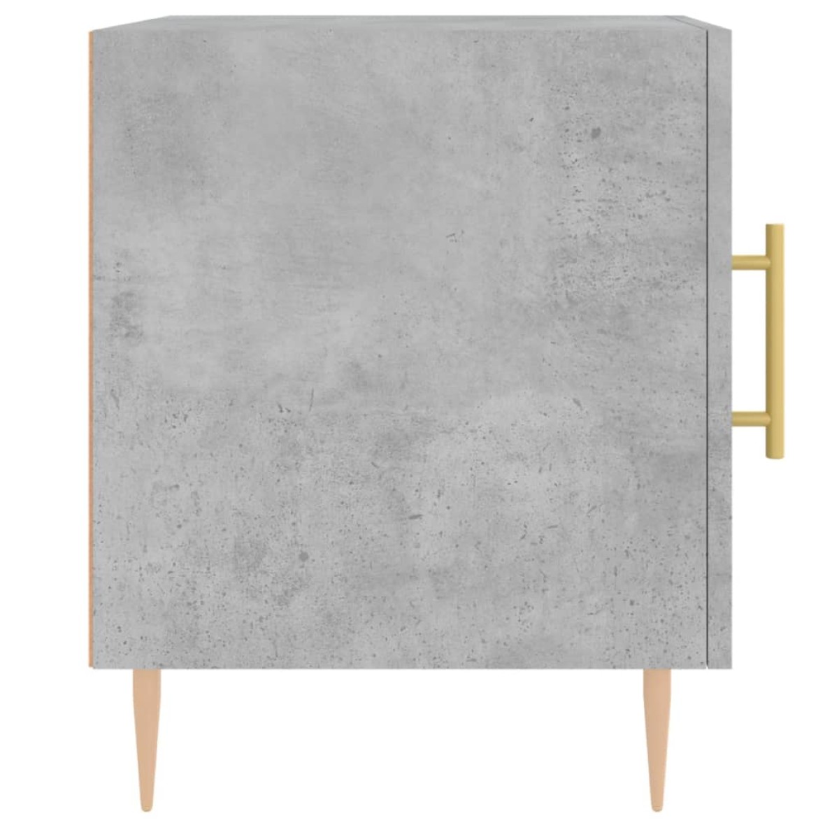 vidaXL Κομοδίνα 2 τεμ. Γκρι Σκυροδέμ. 40 x 40 x 50 από Επεξεργ. Ξύλο