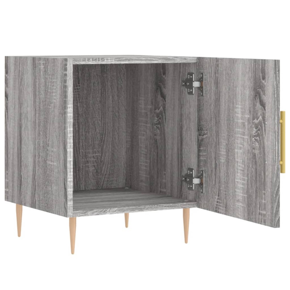 vidaXL Κομοδίνο Γκρι Sonoma 40 x 40 x 50 εκ. από Επεξεργασμένο Ξύλο