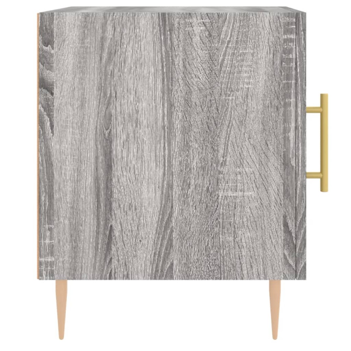vidaXL Κομοδίνο Γκρι Sonoma 40 x 40 x 50 εκ. από Επεξεργασμένο Ξύλο