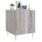 vidaXL Κομοδίνα 2 τεμ. Γκρι Sonoma 40 x 40 x 50 εκ. από Επεξεργ. Ξύλο