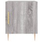 vidaXL Κομοδίνα 2 τεμ. Γκρι Sonoma 40 x 40 x 50 εκ. από Επεξεργ. Ξύλο