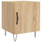 vidaXL Κομοδίνο Sonoma Δρυς 40 x 40 x 50 εκ. από Επεξεργασμένο Ξύλο
