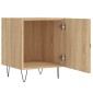 vidaXL Κομοδίνο Sonoma Δρυς 40 x 40 x 50 εκ. από Επεξεργασμένο Ξύλο