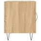 vidaXL Κομοδίνο Sonoma Δρυς 40 x 40 x 50 εκ. από Επεξεργασμένο Ξύλο