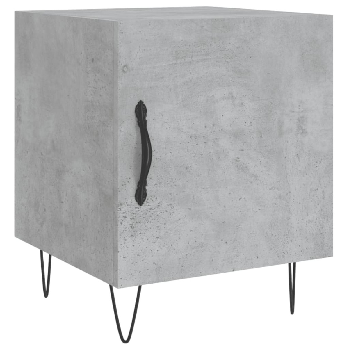 vidaXL Κομοδίνα 2 τεμ. Γκρι Σκυροδέμ. 40 x 40 x 50 από Επεξεργ. Ξύλο