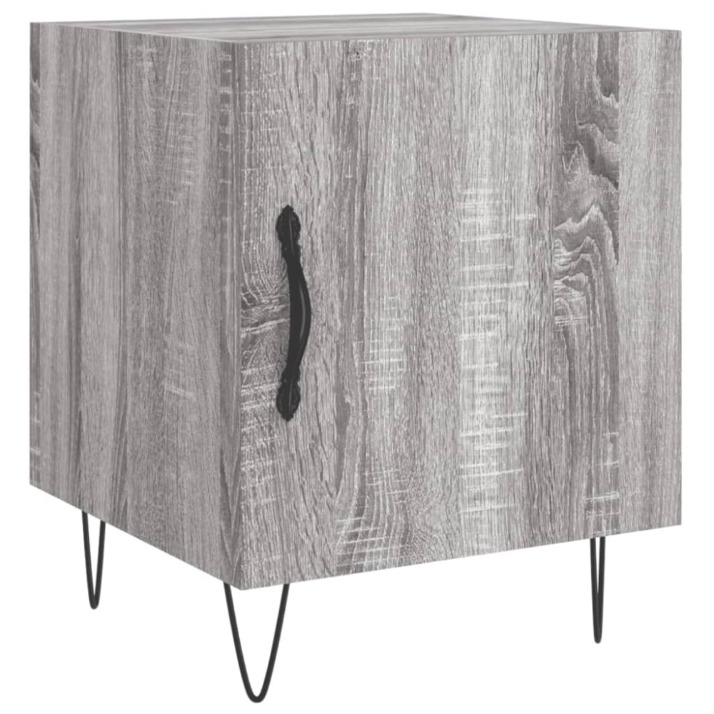 vidaXL Κομοδίνο Γκρι Sonoma 40 x 40 x 50 εκ. από Επεξεργασμένο Ξύλο